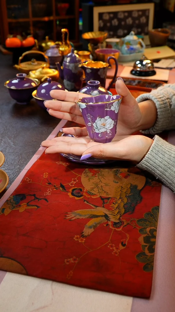 茶杯紫砂【宜景窑系列】杯子