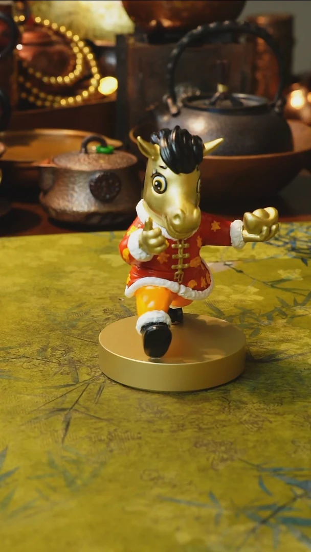 黄铜马到成功摆件