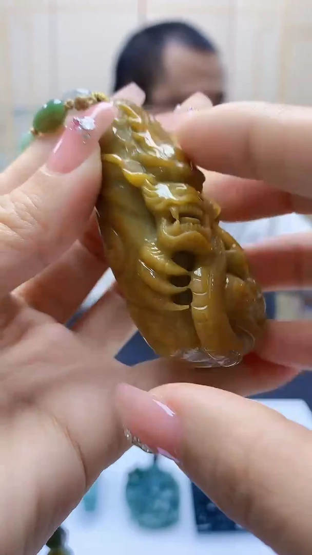 未镶嵌定制翡翠5167ty-毛货挂件50