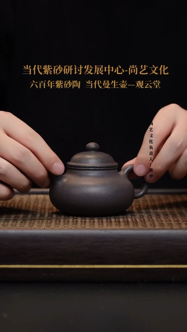 茶壶紫砂宜兴紫砂 紫砂壶 FWH  容天 高温天青