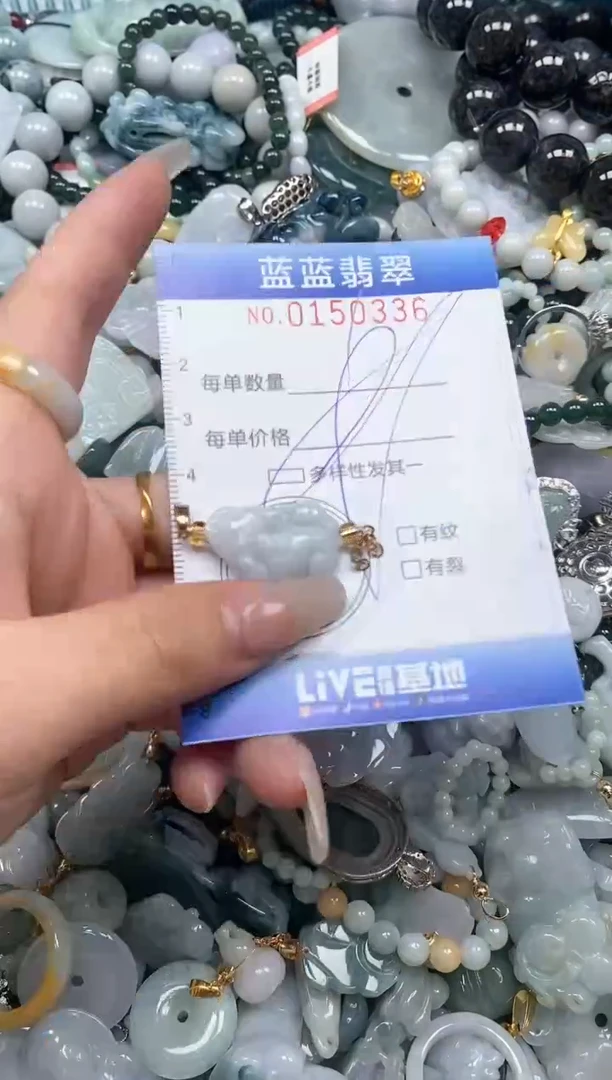 【闪购商品】翡翠颈饰未镶嵌闪购0150336多样性发其一