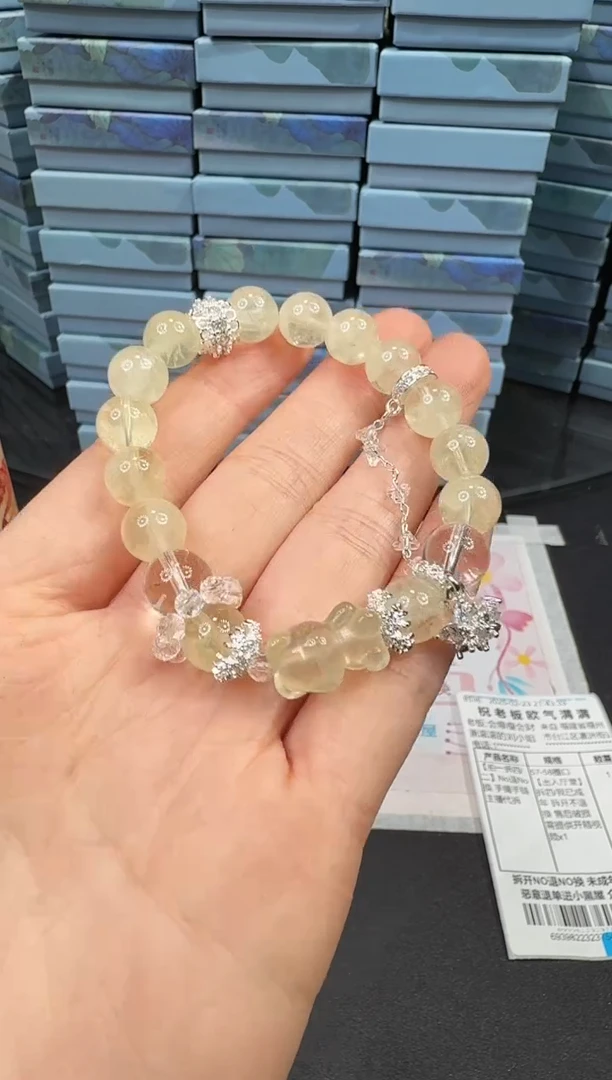 【闪购商品】水晶手串合金AA-水晶手串