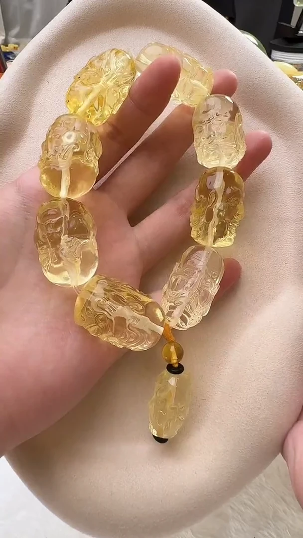 手链琥珀未镶嵌手串