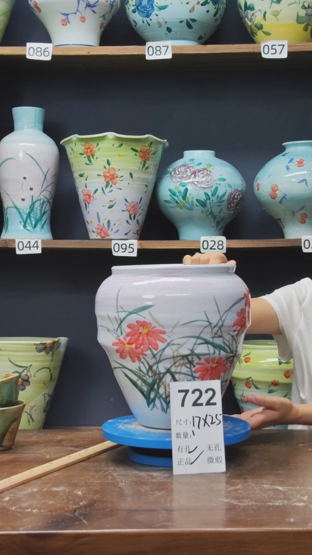 陶瓷景德镇花盆722