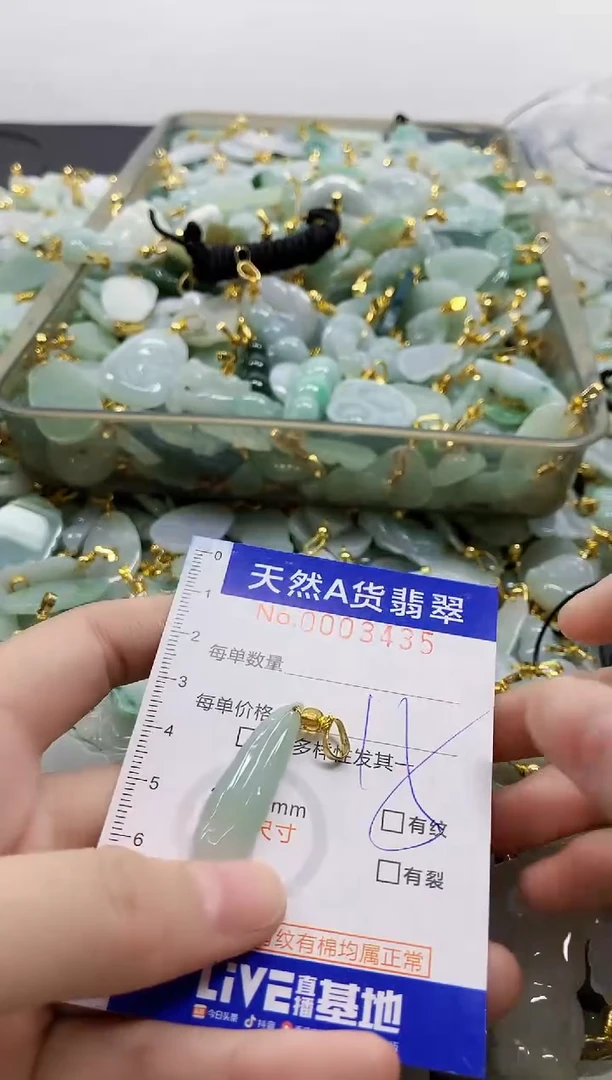 颈饰未镶嵌翡翠天然A货翡翠