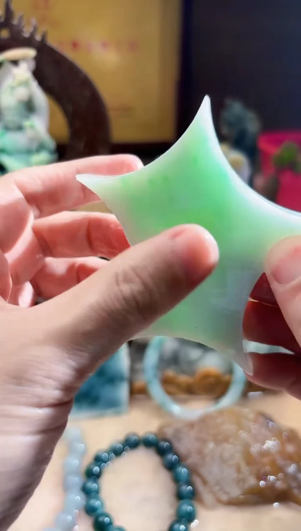 未镶嵌挂件翡翠A货张麦6063