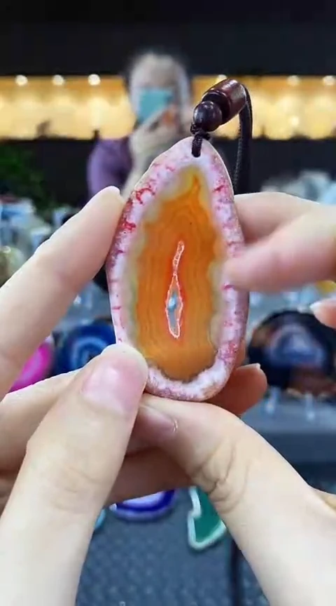 未镶嵌颈饰玛瑙/玉髓张*花玛瑙