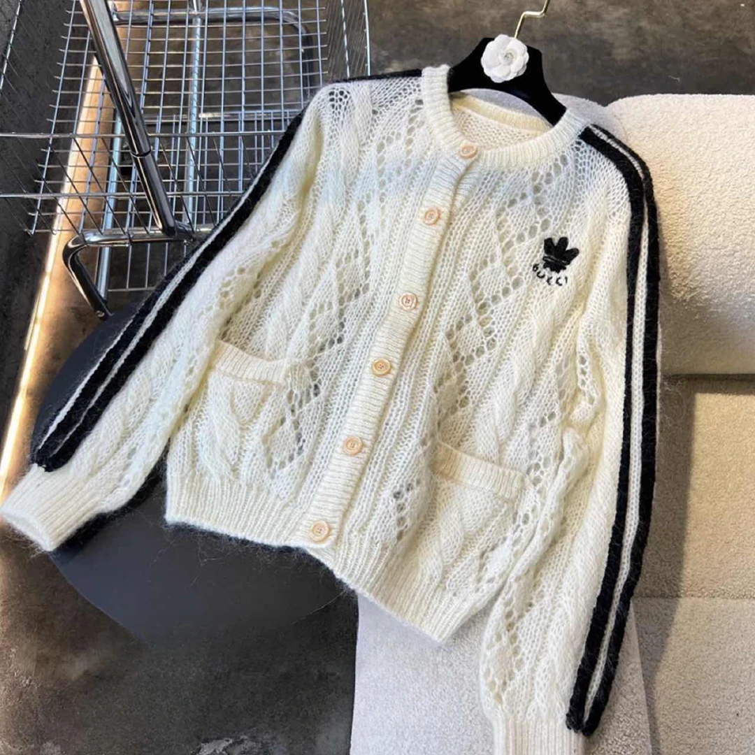 全新未使用 GUCCI/古驰 积分-288汤/P205741985/联名款 针织毛衣