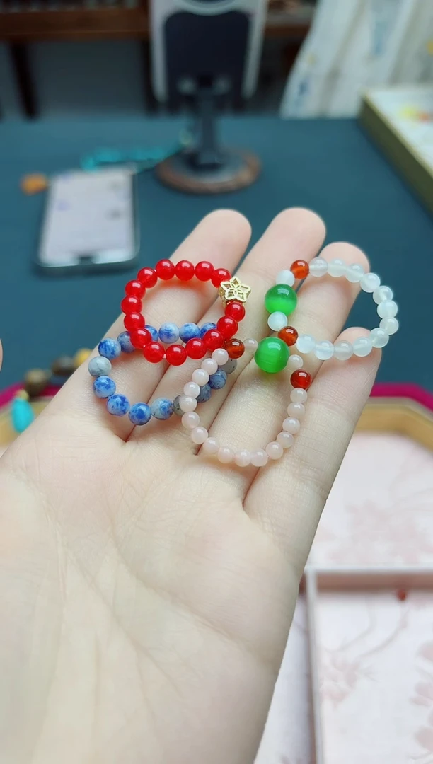 玛瑙/玉髓戒指未镶嵌玛瑙戒指*1 GW多样发一