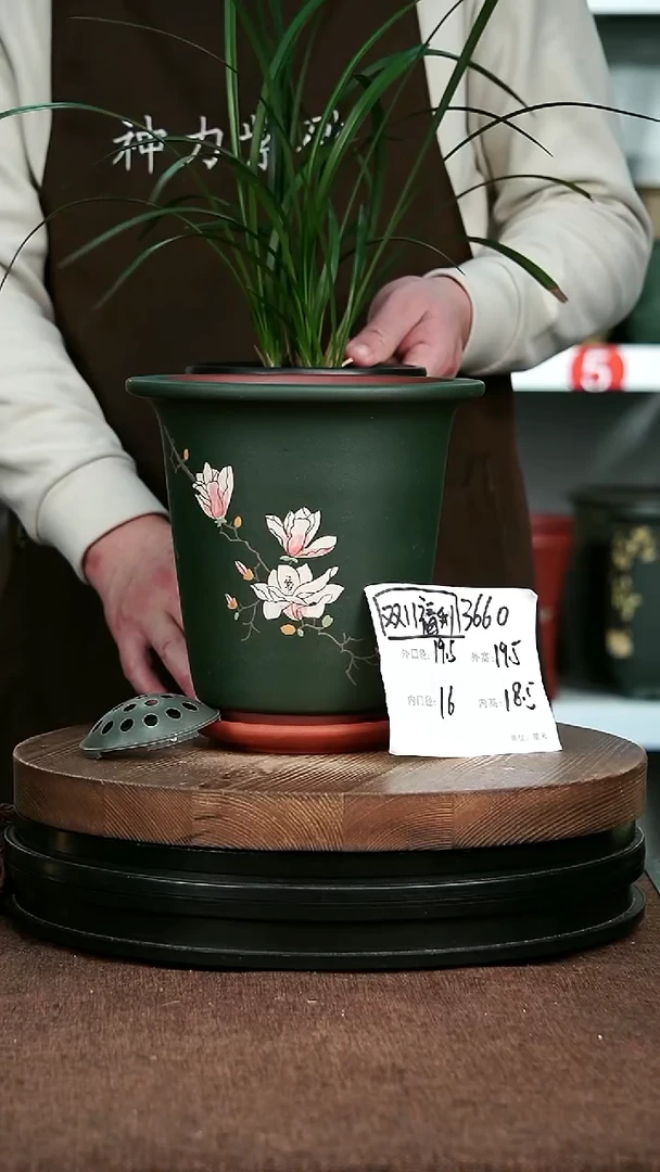 紫砂花盆花卉园艺3660+Z