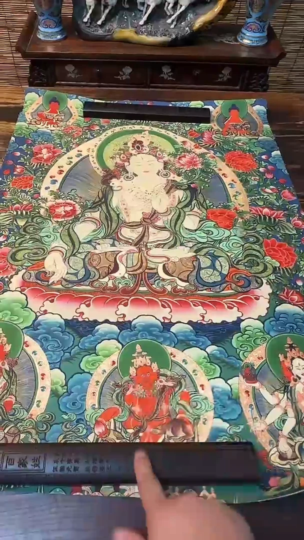 卷轴画古或今藏甄选唐卡058