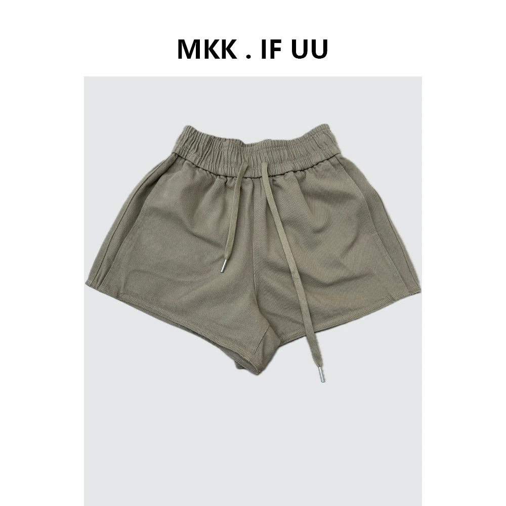 KEKE 推荐简约白搭重磅洗水短裤