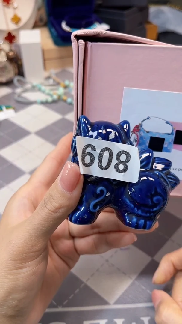 瓷片陶茶666文玩周边多人蓝饭盒小16