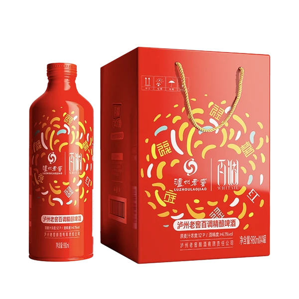 百调980ml*1精酿啤酒宴席版 进口麦芽 德国工艺 送礼宴席4瓶包邮