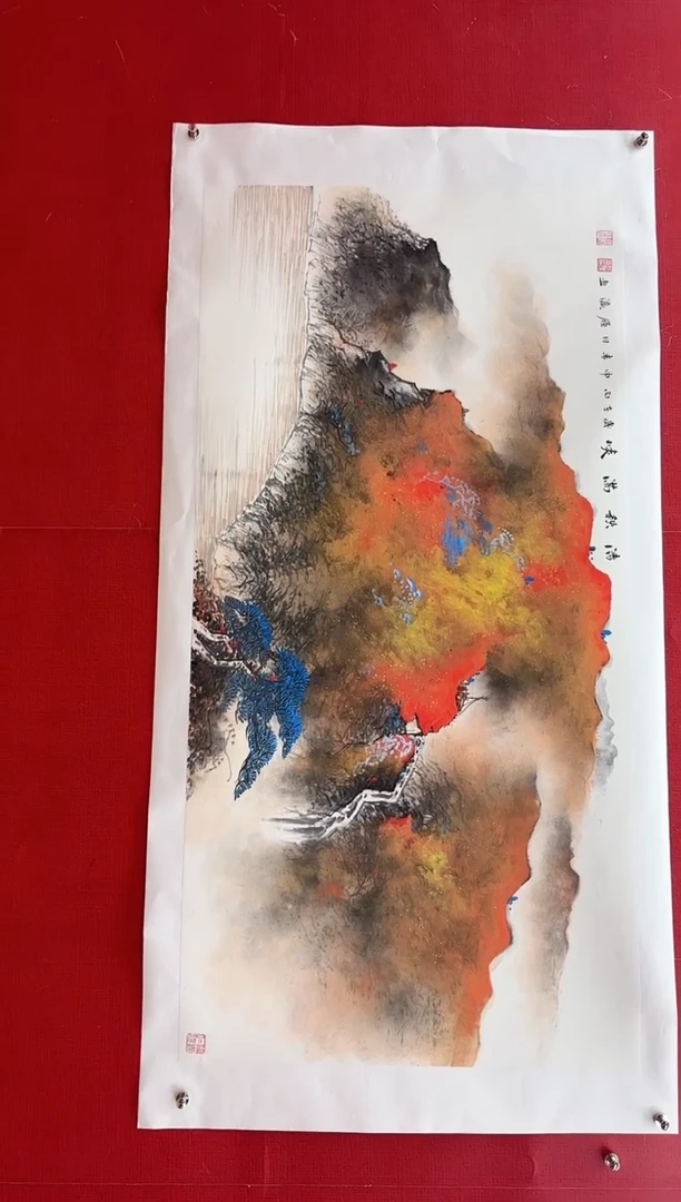 国画刘履瀛老师亲笔