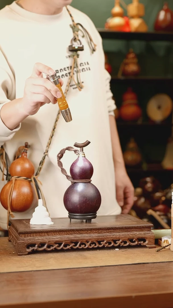 7号精品天然大漆酒葫芦一物一拍~
