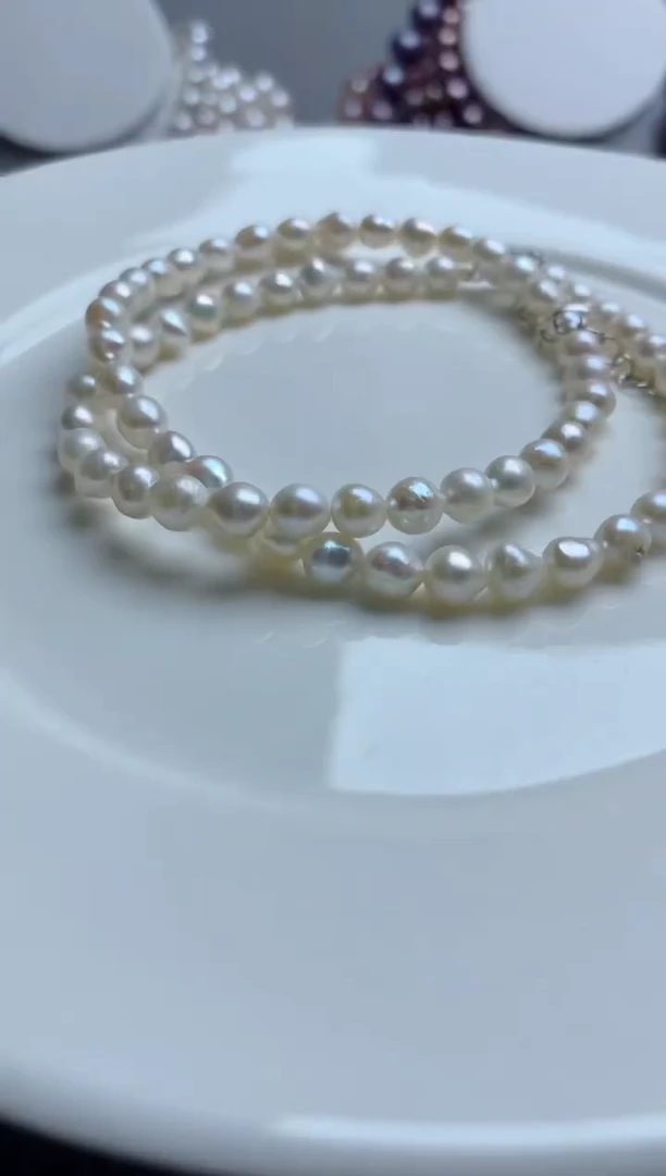淡水珍珠未镶嵌颈饰2129