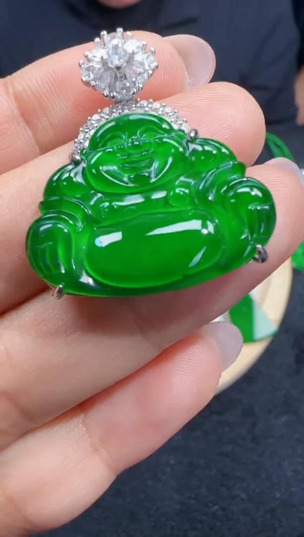 未镶嵌定制翡翠翡翠吊坠183