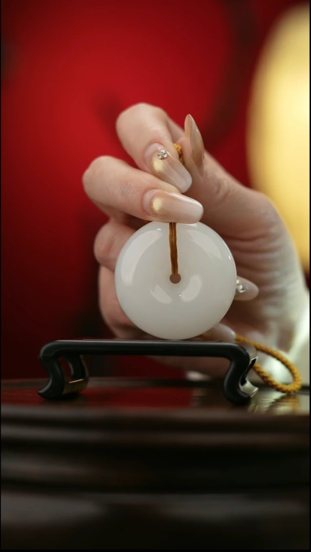 玉【平安扣】天然玉石手把件