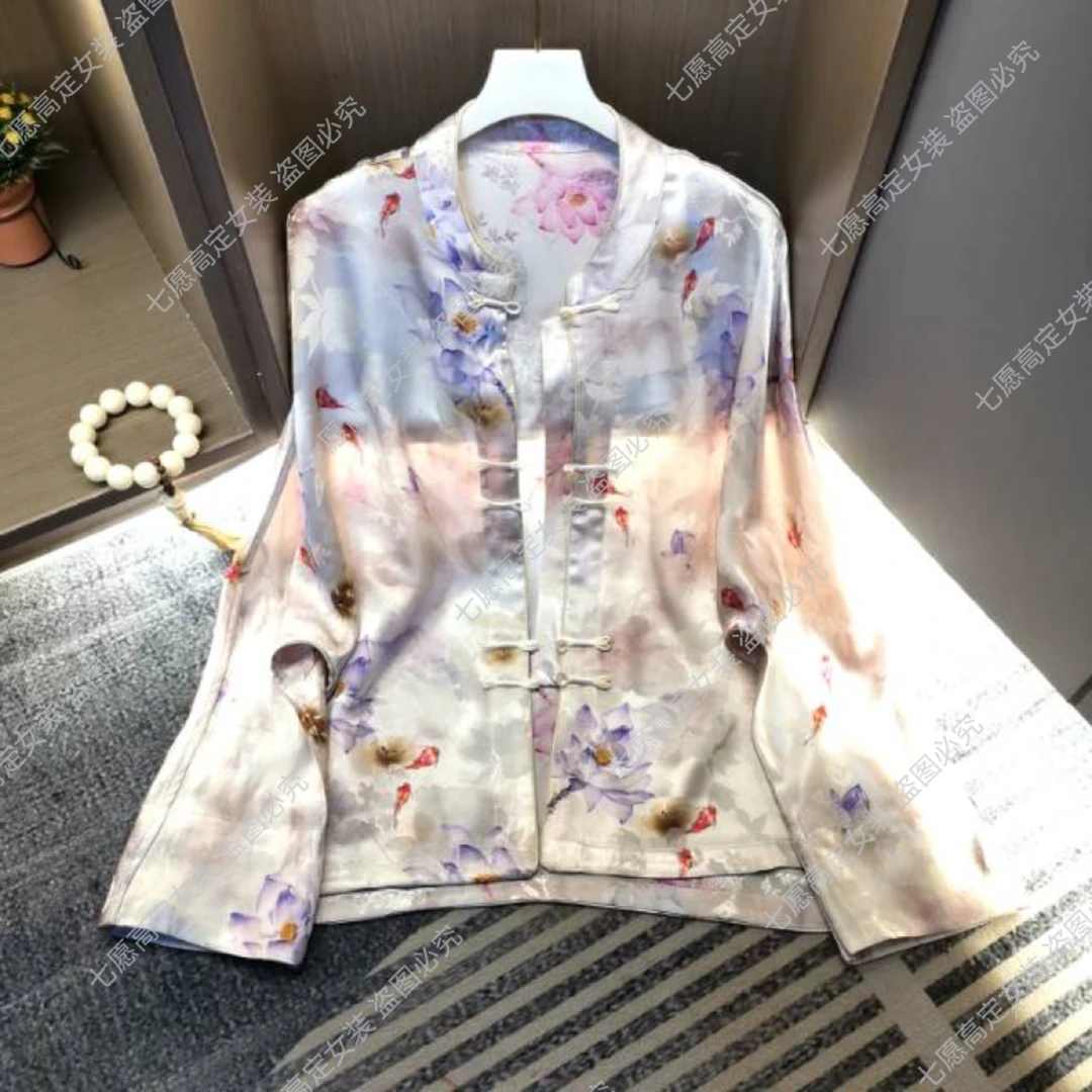 【嫣然】中式新款高定轻奢夏季时尚百搭上衣外套6618