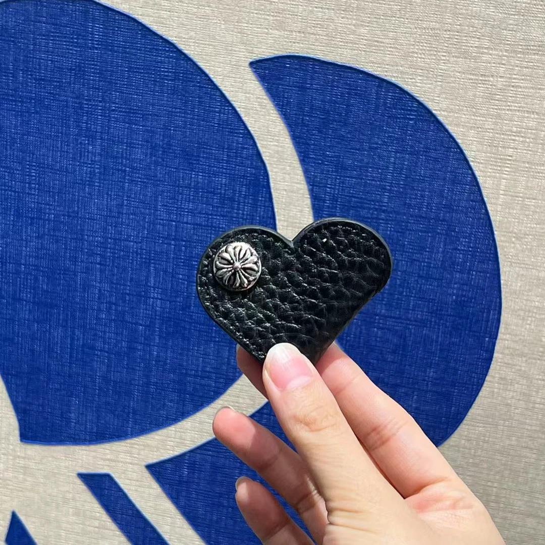 星舵头层牛皮黑色包包配件数据线收纳夹绕线器