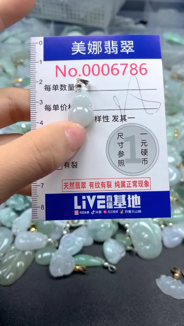 颈饰未镶嵌翡翠6786