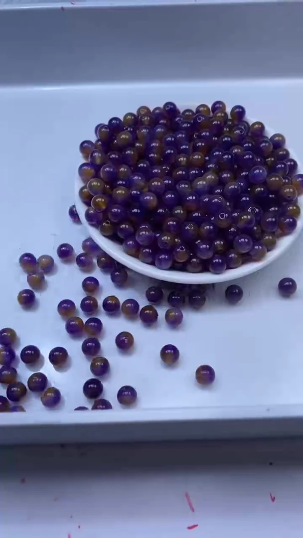 未镶嵌颈饰玛瑙/玉髓A071-丹参玉8mm*25颗