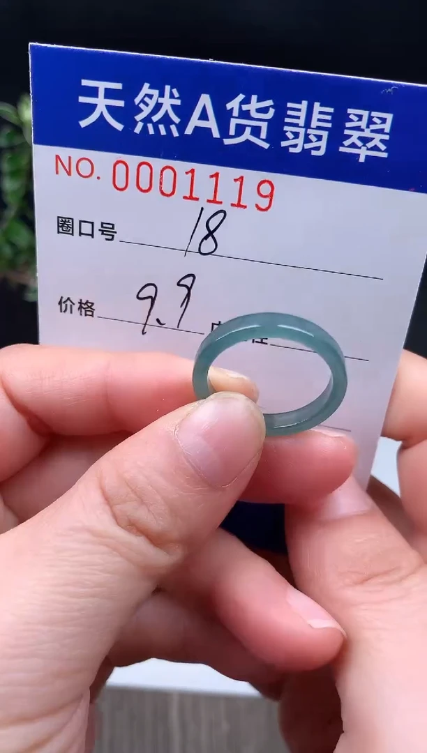 未镶嵌戒指翡翠18#
