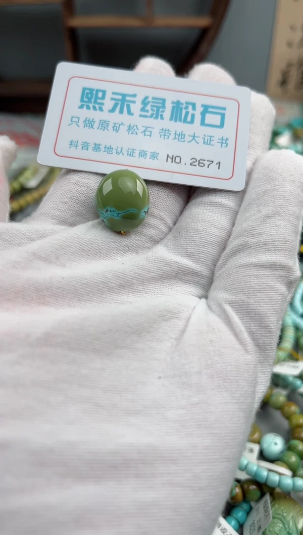 未镶嵌绿松石松石V****子2671