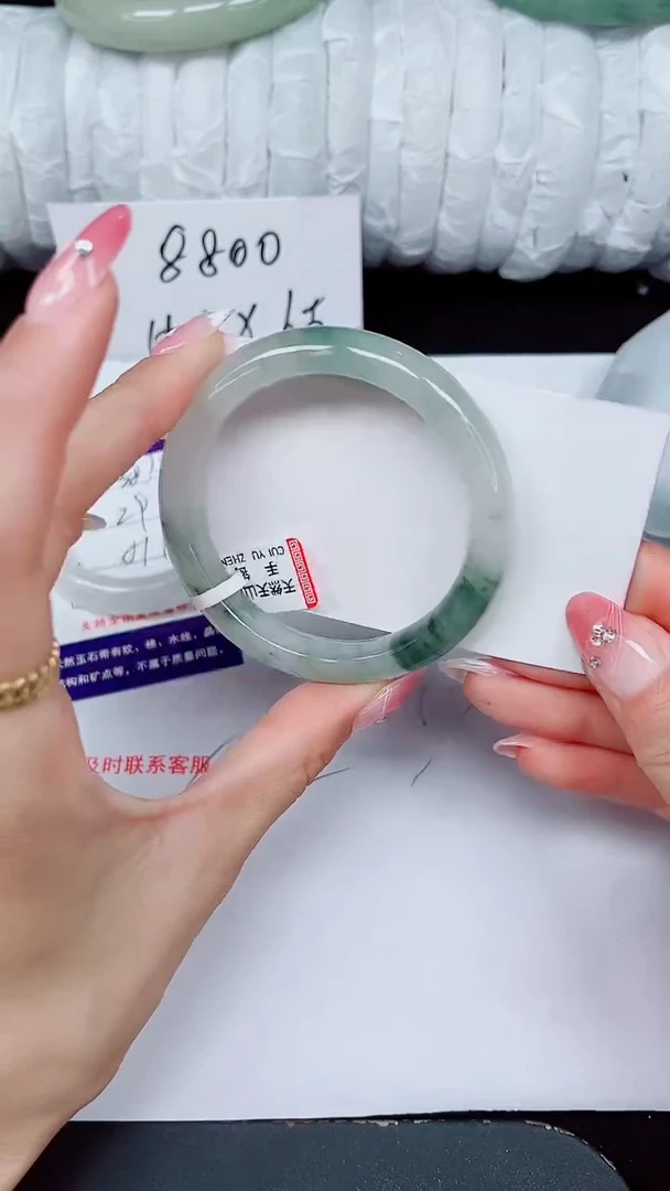 未镶嵌手镯石英质玉388-54/55
