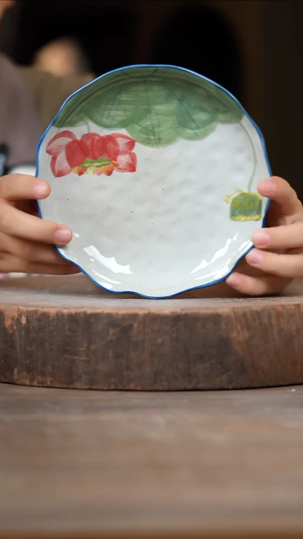 瓷片景德镇高温釉下彩（食品级）