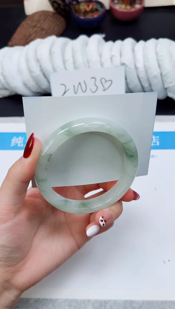 未镶嵌手镯石英质玉A243-60`61`62