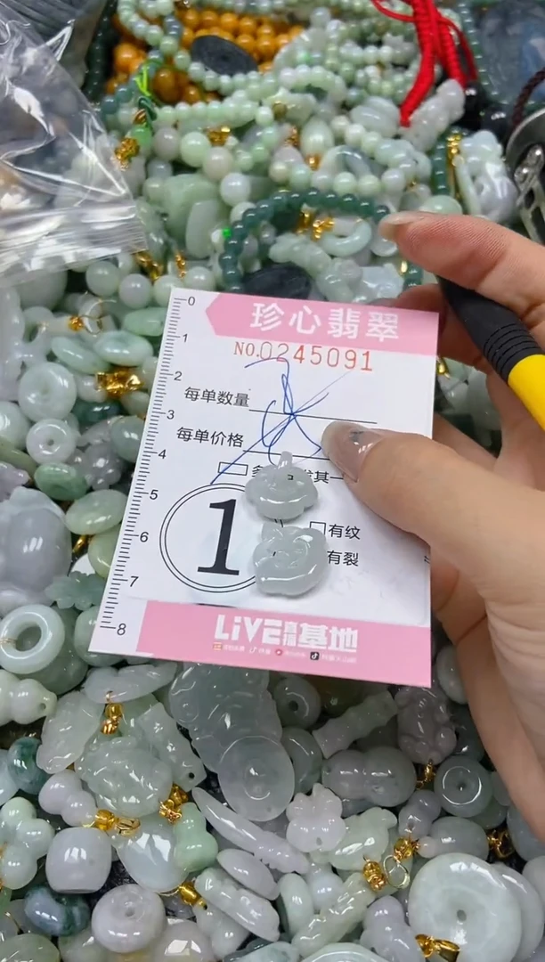 翡翠未镶嵌颈饰闪购0245091多样性发其一