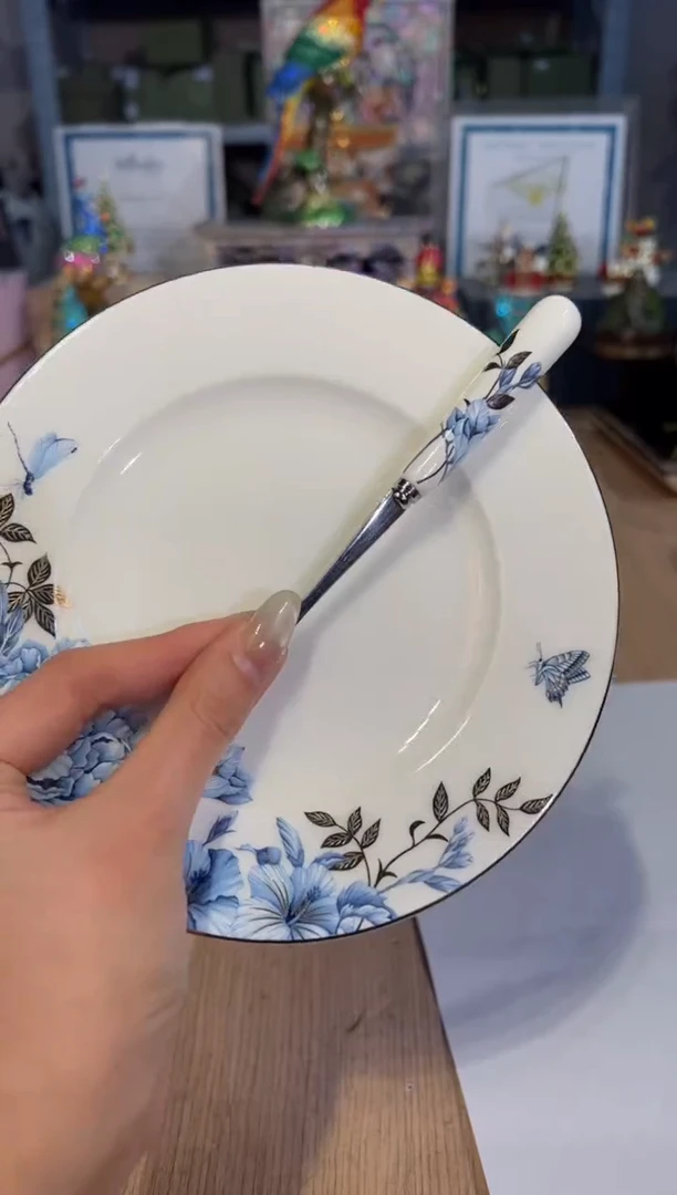 【闪购商品】杯138铂金青花点心碟