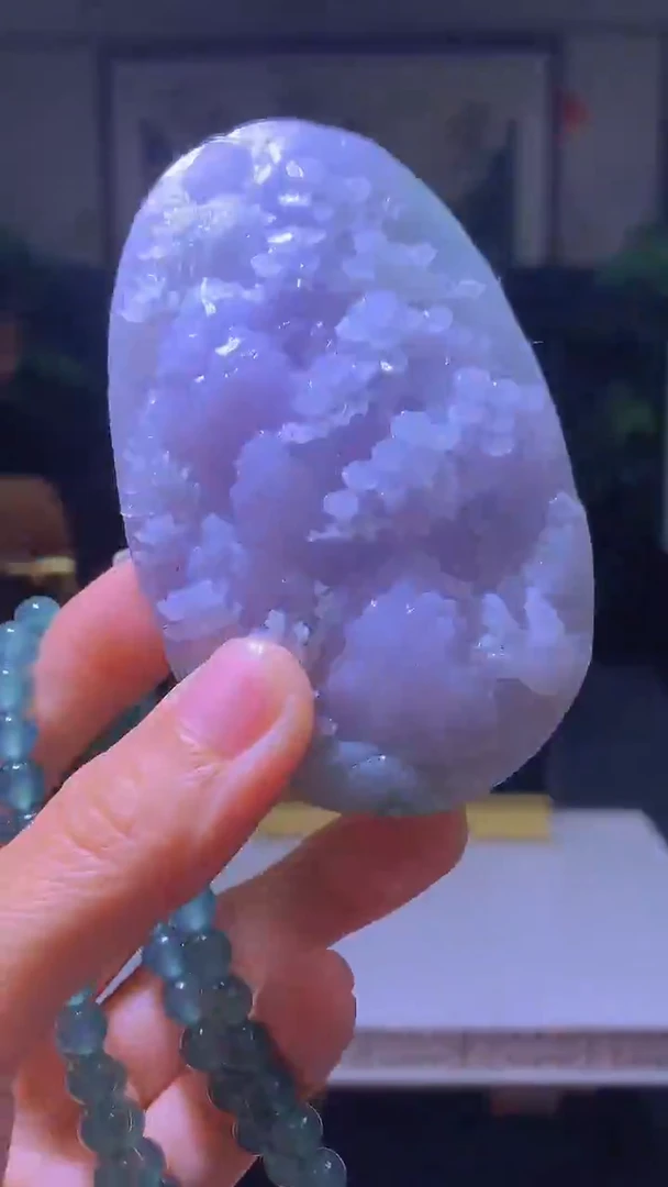 未镶嵌定制翡翠毛货闪购链接WL029带珠链