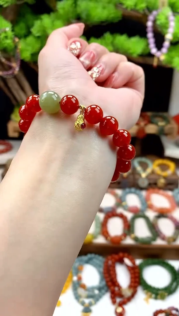 【闪购商品】玛瑙手饰未镶嵌小葫芦