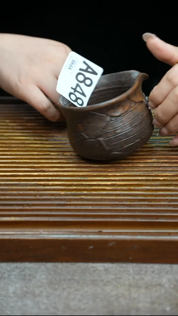 万古烧粗陶手工茶具