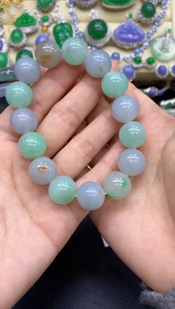 未镶嵌手串翡翠 330-中国好珍宝