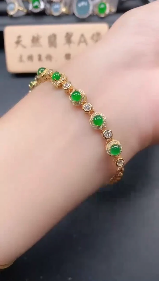 银S925镶嵌戒指翡翠11