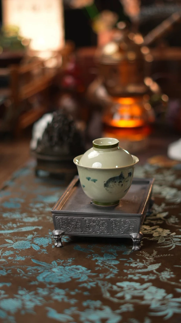 【闪购商品】君安盖碗一团和气