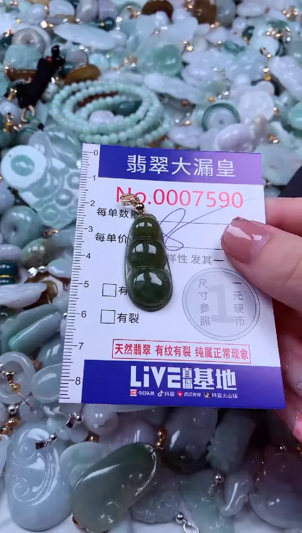 颈饰未镶嵌翡翠7590