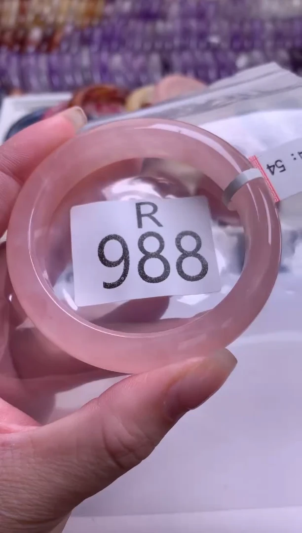 水晶珠宝半成品未镶嵌财****多水晶手镯988-54