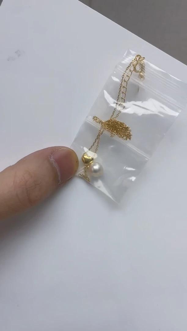 颈饰银S925镶嵌海水珍珠