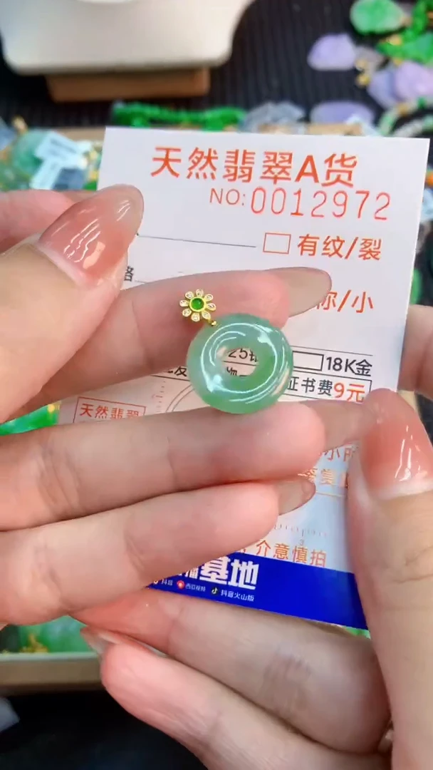 翡翠未镶嵌颈饰           1