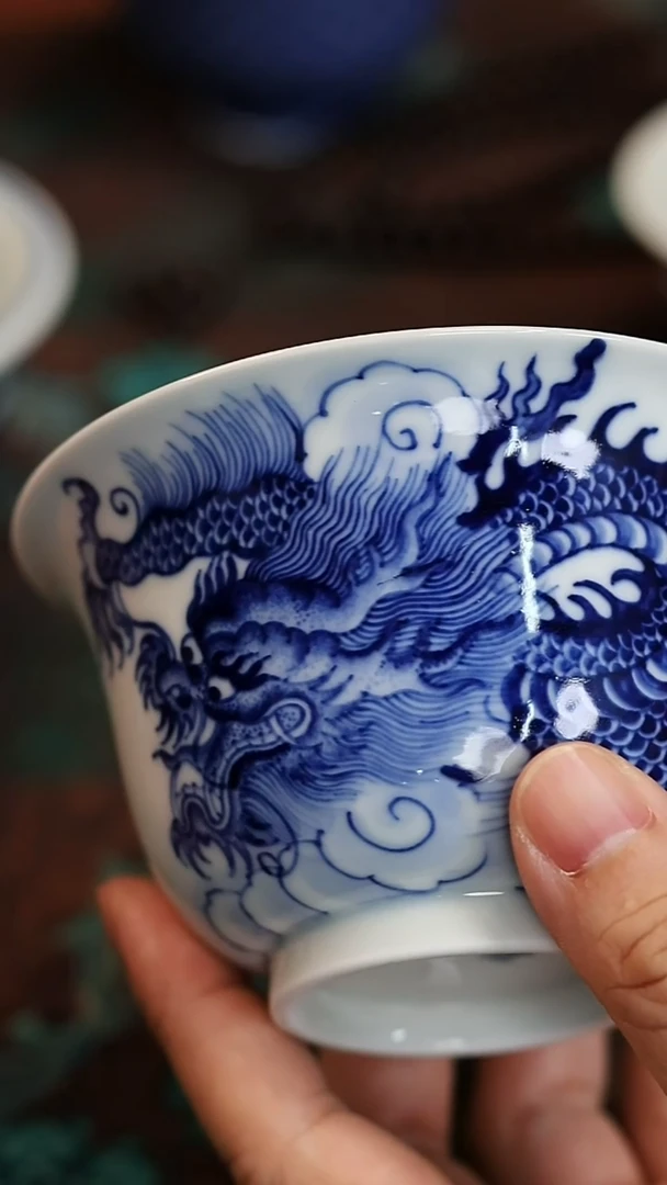 镹曰陶手工手绘柴窑茶具