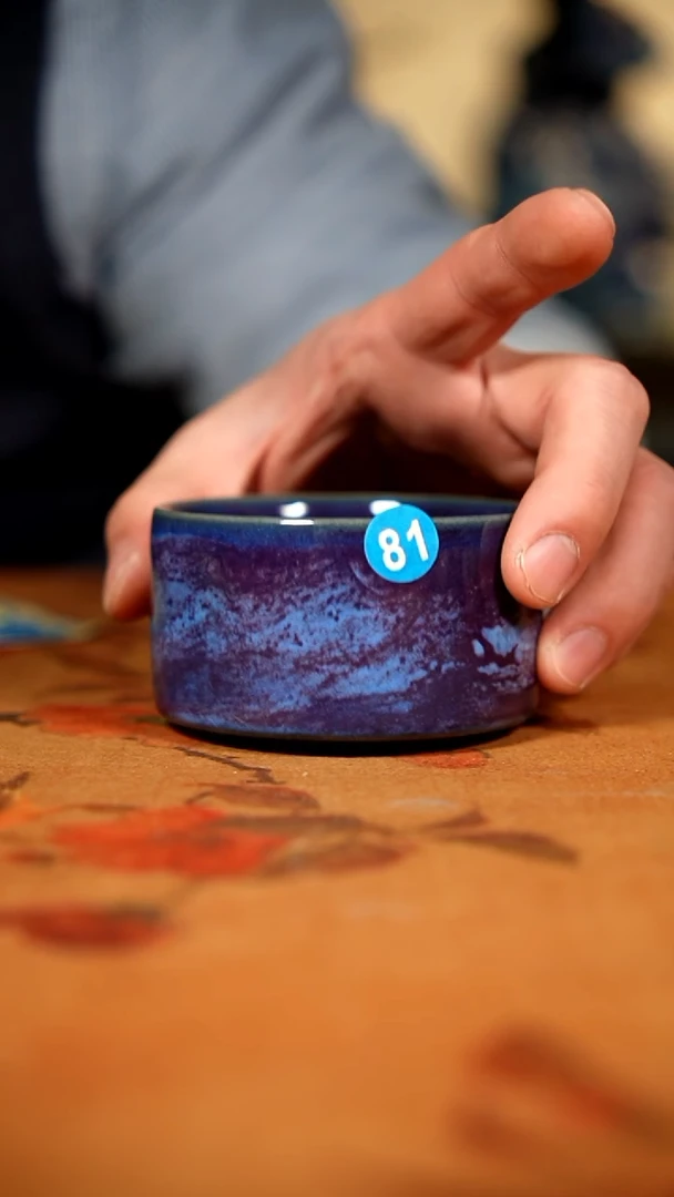 摆件陶三*甜钧瓷茶器摆件