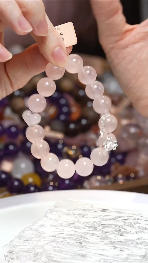 未镶嵌手串水晶粉水晶手串·MM0025DEC523L347