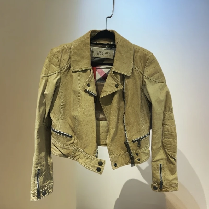 95新 BURBERRY/博柏利 卡其色夹克 1752 4772
