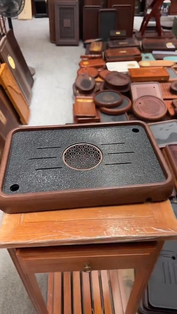 新品福利石材长39CM*宽26CM茶盘送管