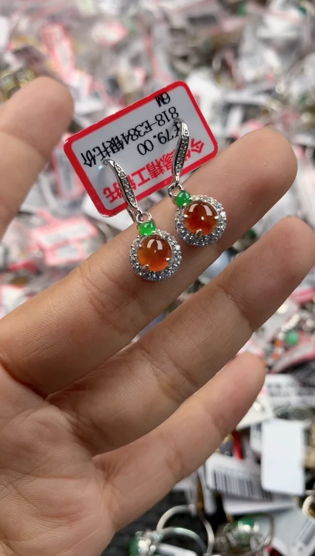 银S925镶嵌戒指翡翠C**o10               9